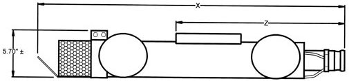 Sidesloper 4 inch Wheeled Carrier diagram