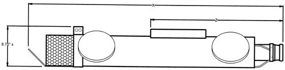 Sidesloper 6 inch Wheeled Carrier diagram