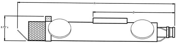 Sidesloper 6 inch Wheeled Carrier diagram